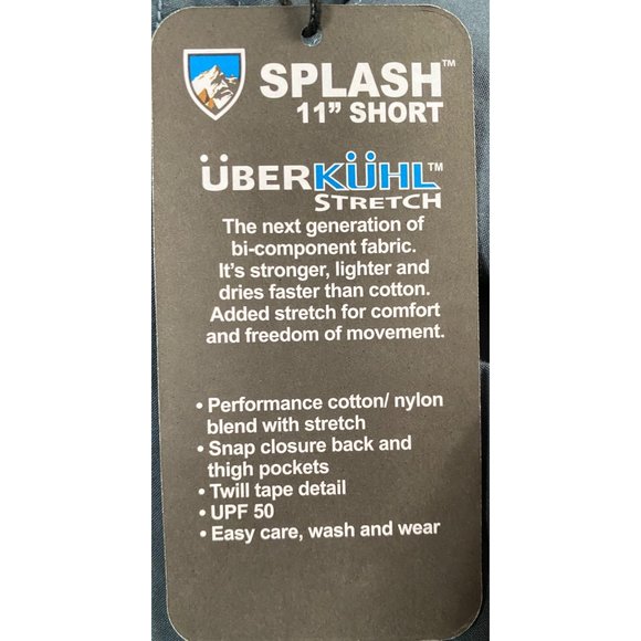 Kuhl Splash Women's Size 22W Stone Blue Cargo Shorts 44" x 13" NWT - Picture 9 of 11